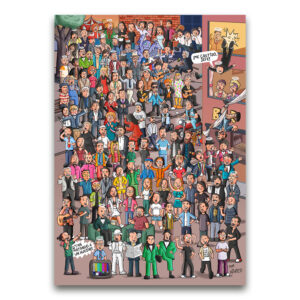 Póster Homenaje Humoristas